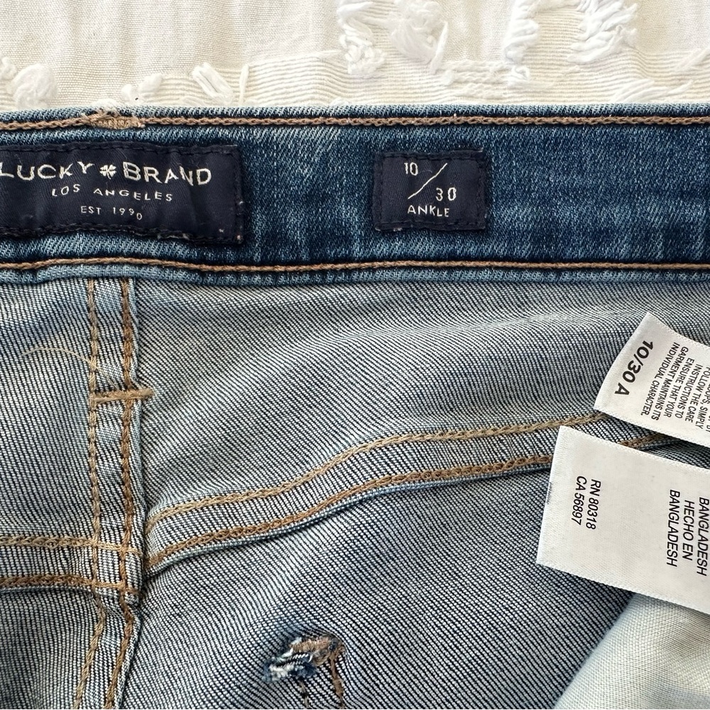 Lucky Brand Blue Ankle & Cropped Jeans
